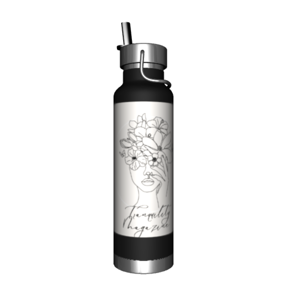 MuzeMerch - Vacuum insulated travel water bottle Tropical Print