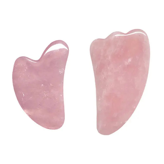 9PCs Rose Quartz Gua Sha Massage Tools