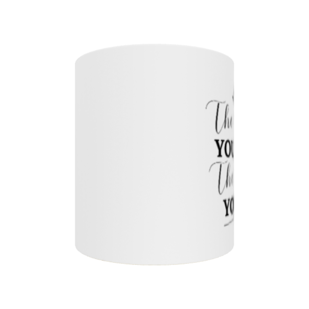 11oz White Coated Ceramic Mug