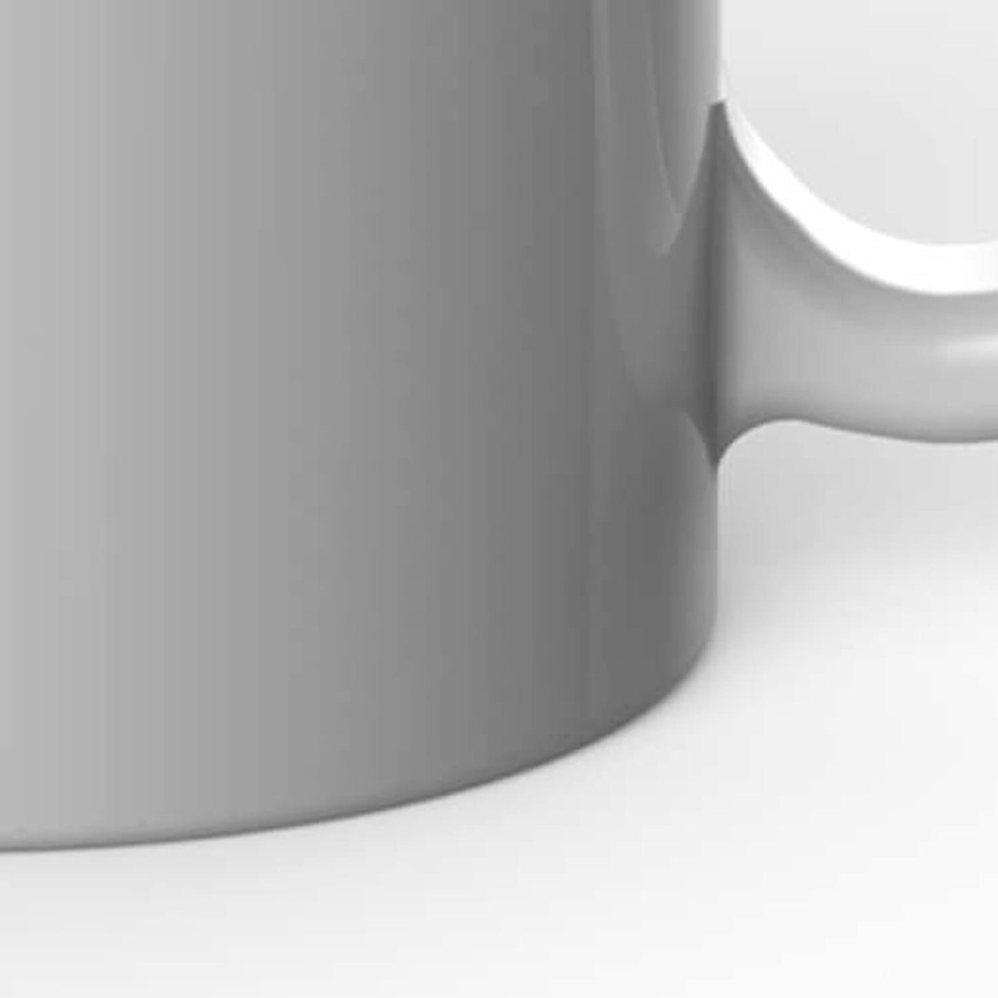 11oz White Coated Ceramic Mug